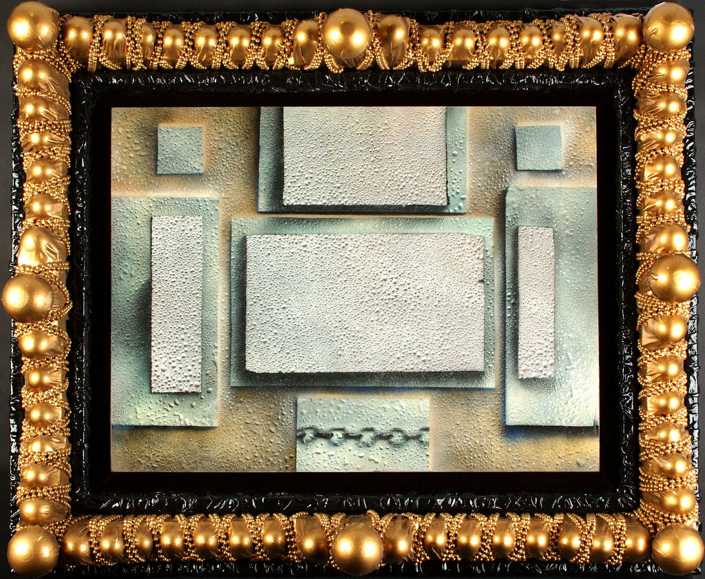 Acrylic and Lacquer on Board, Framed, 32in x 24in - 2004